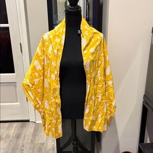 Women’s The Wrap Life Yellow and White Patterned Headwrap